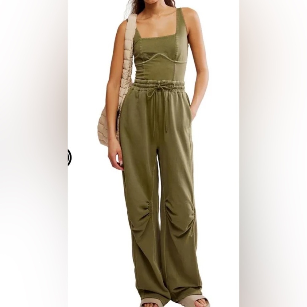 Free People Inbound Onesie Evergreen Size medium